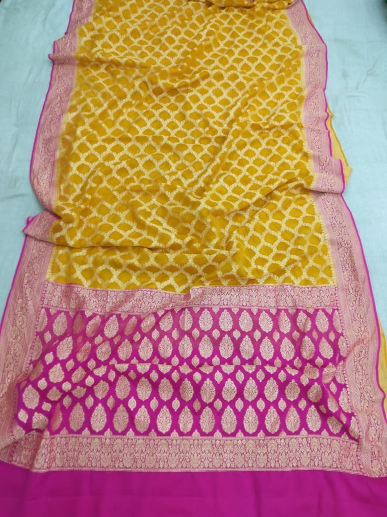 Khaddi Banarasi Saree Pure