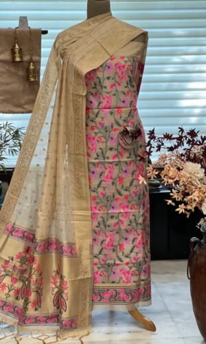 banarasi jamdani suit