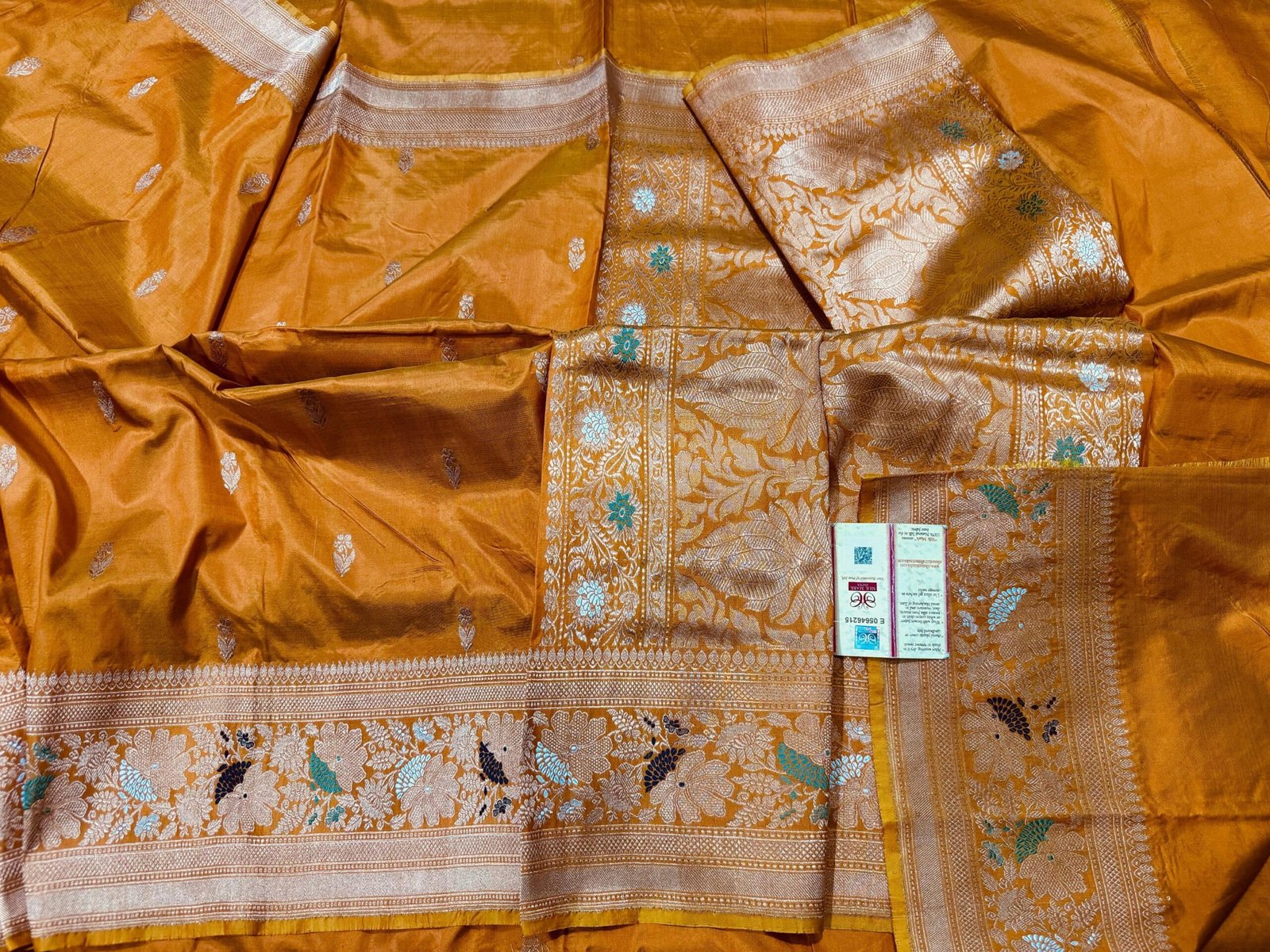 Pure Katan Banarasi Meena Saree