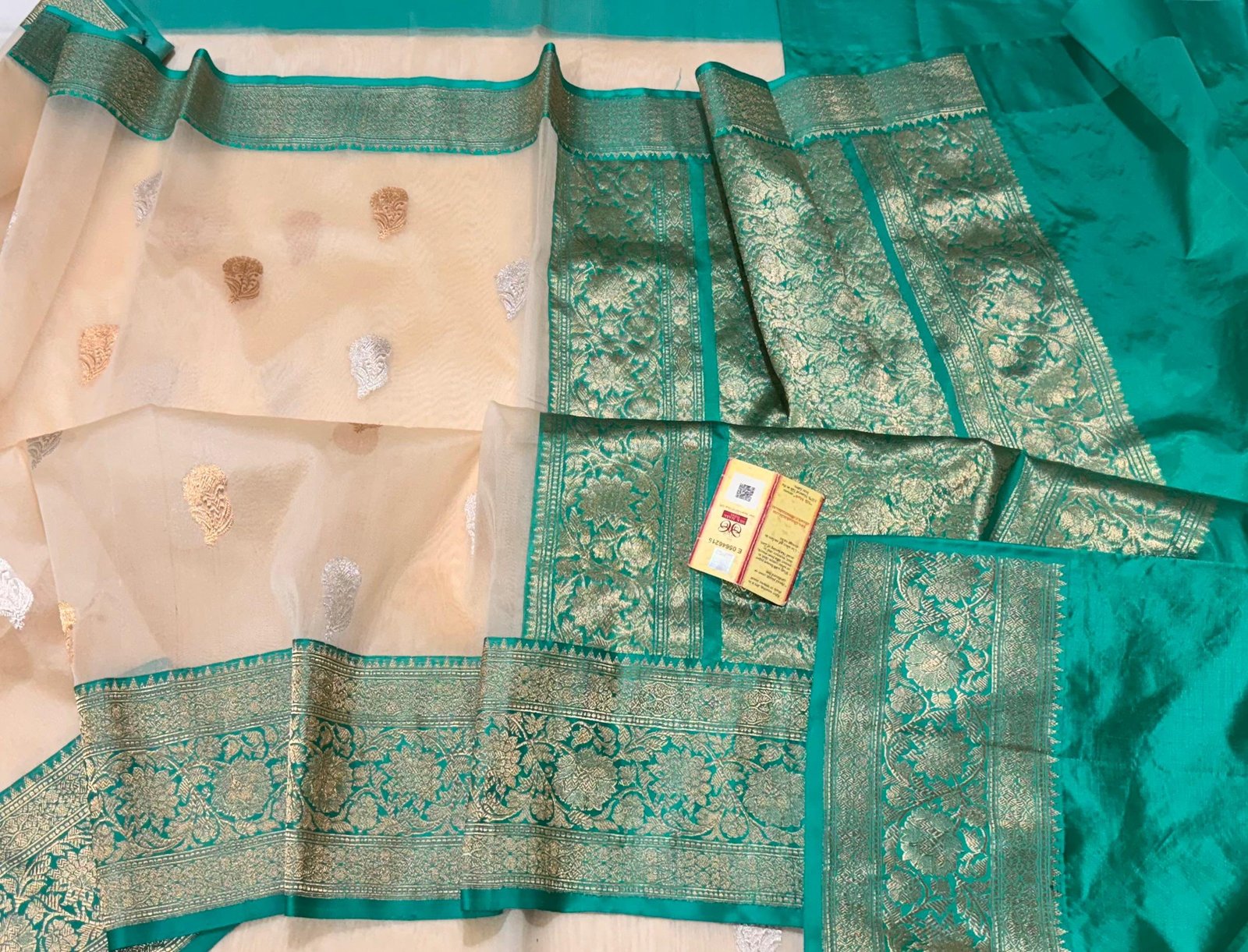 Kora Organza Banarasi Saree