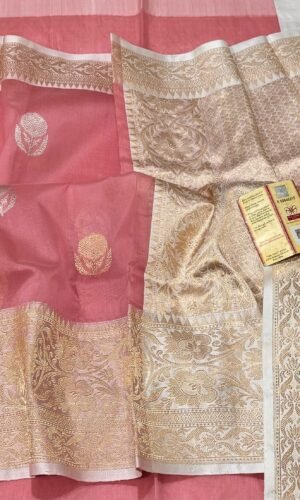 Kora Organza Banarasi Saree