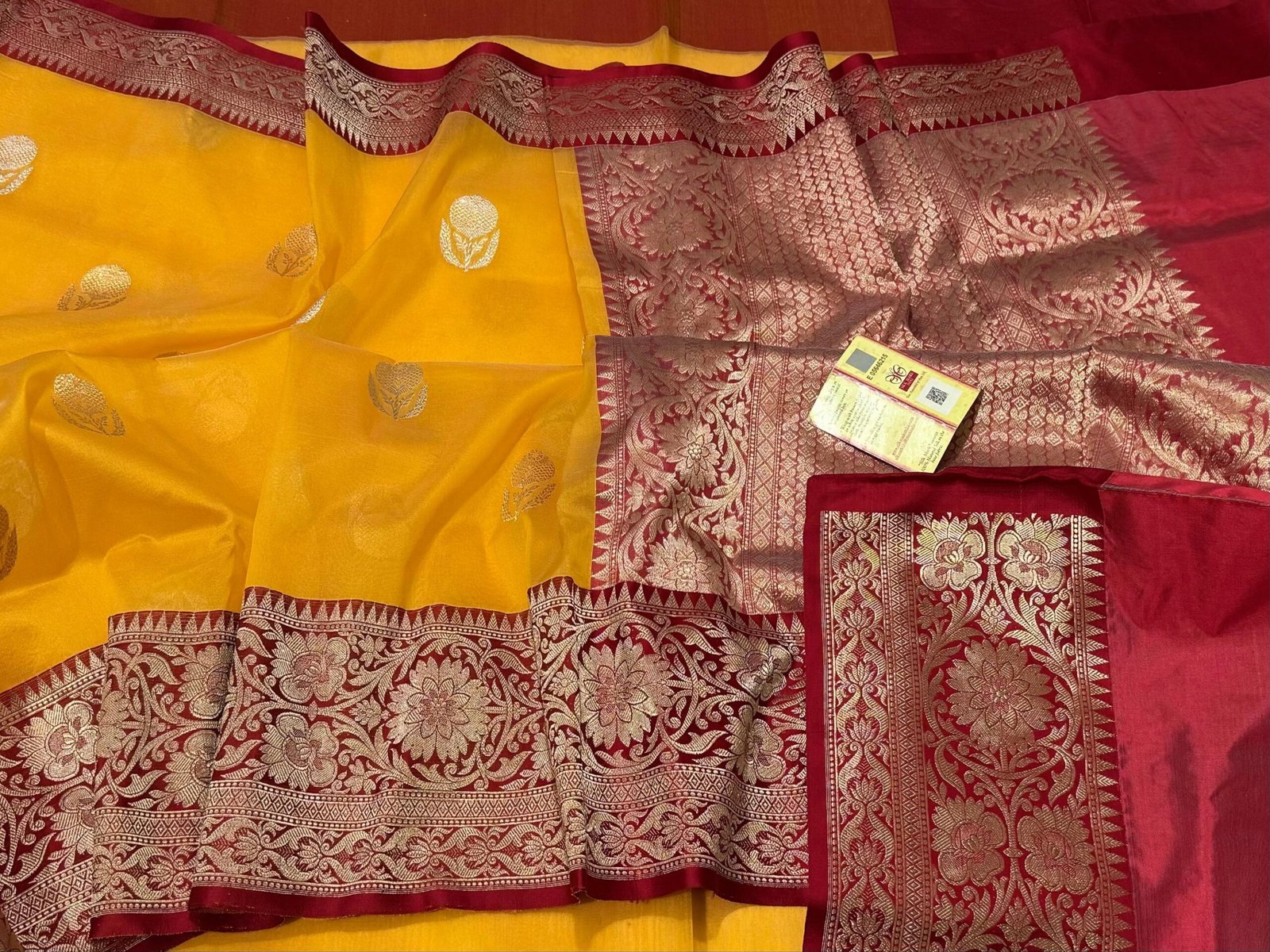 Kora Organza Banarasi Saree