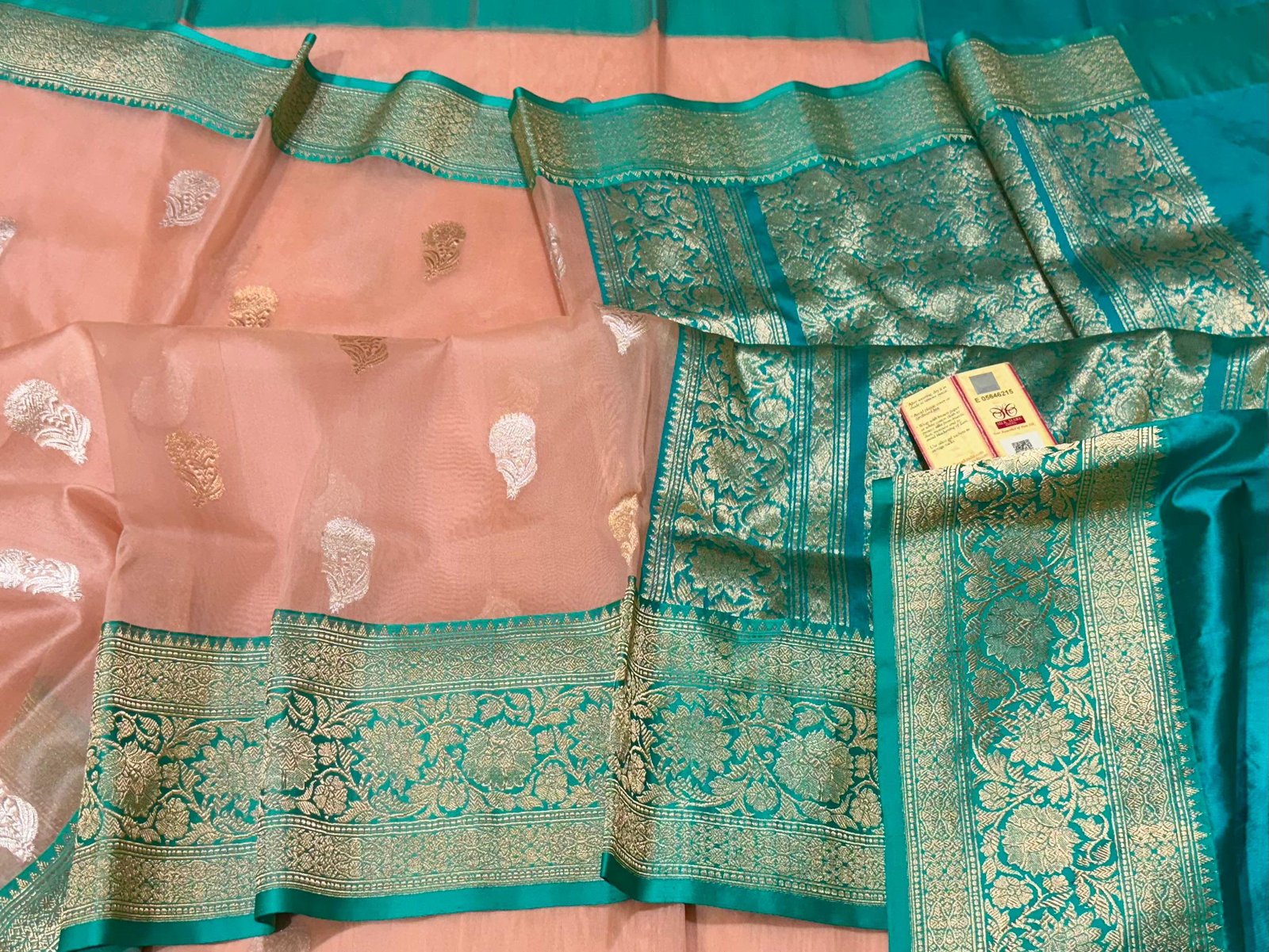 Kora Organza Banarasi Saree