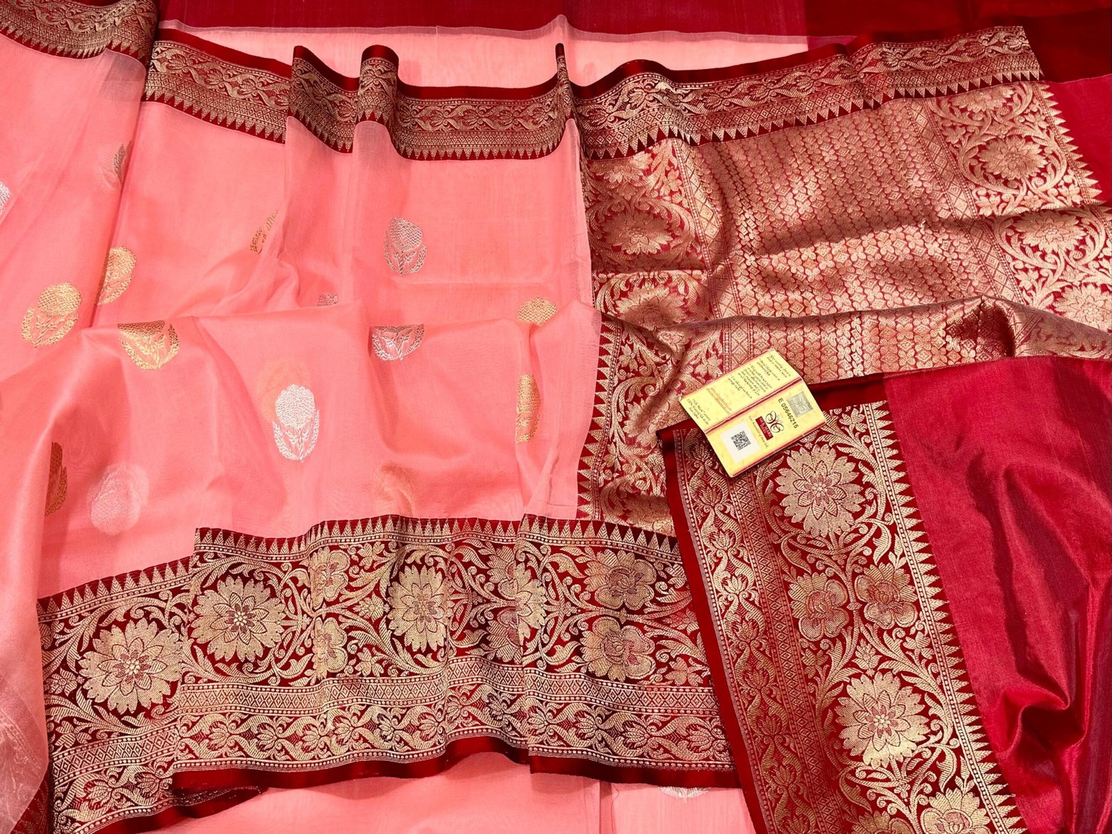 Kora Organza Banarasi Saree