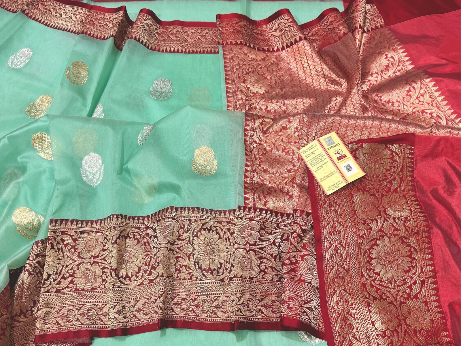 Kora Organza Banarasi Saree