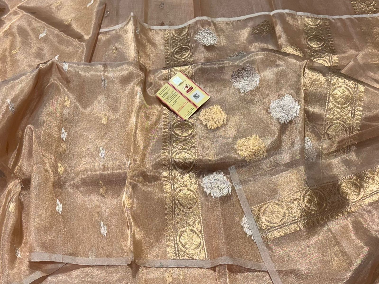 Banarasi Pure Silk Soft Tissue Zari Saree