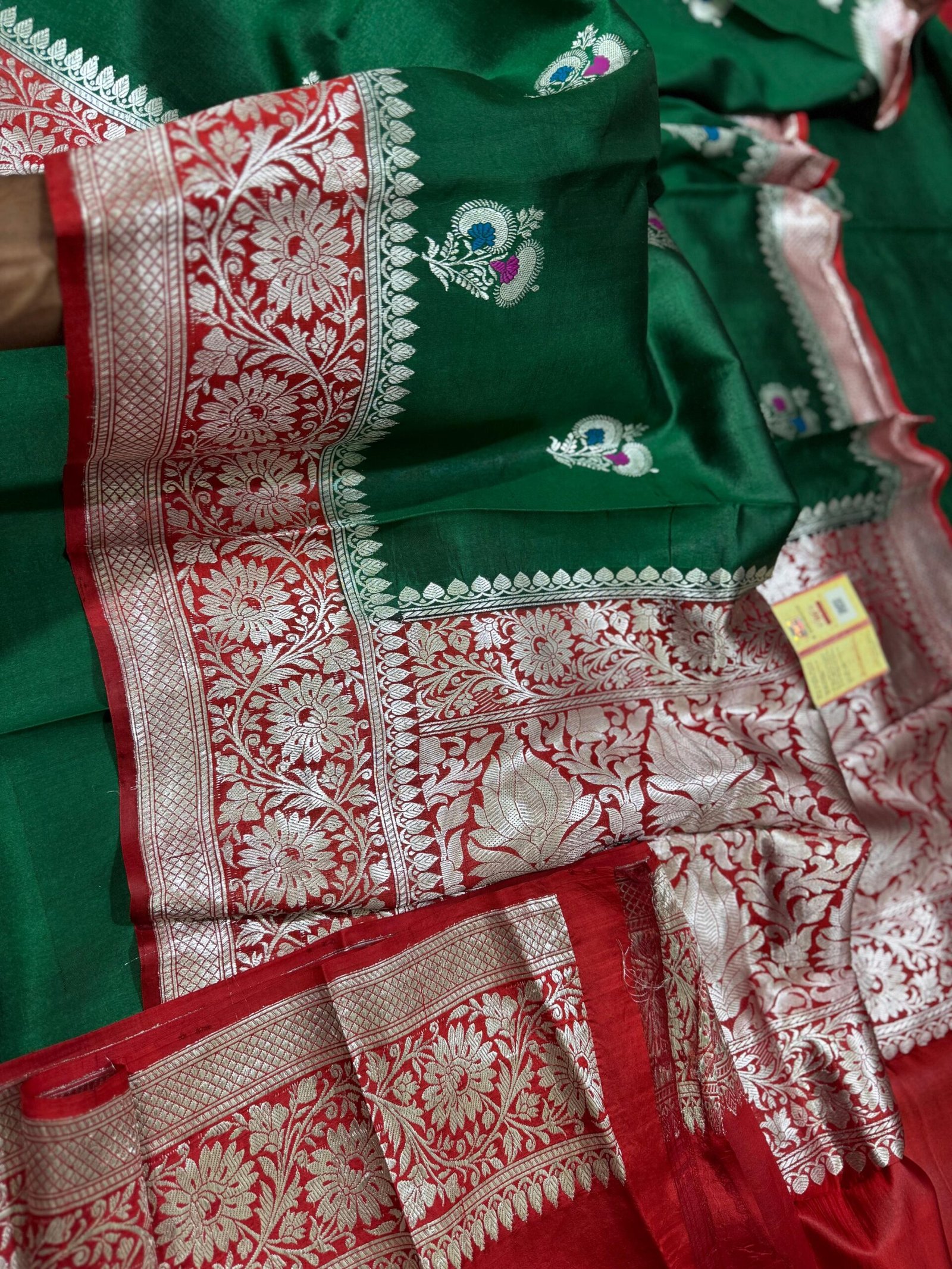 Banarasi Pure Mango Silk Handloom Saree