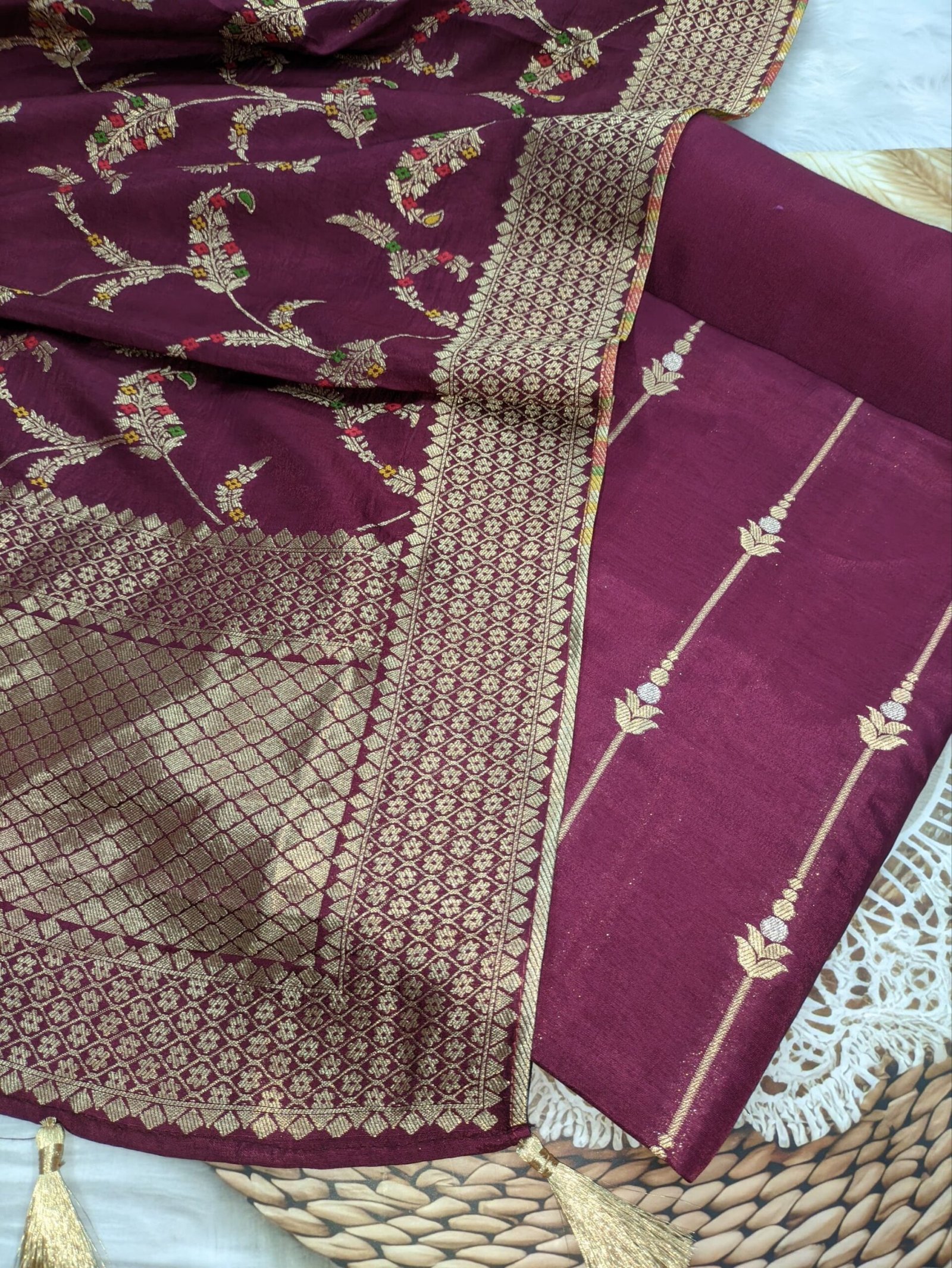 Dyeable Viscose Dola Suit by Ansari Fashion