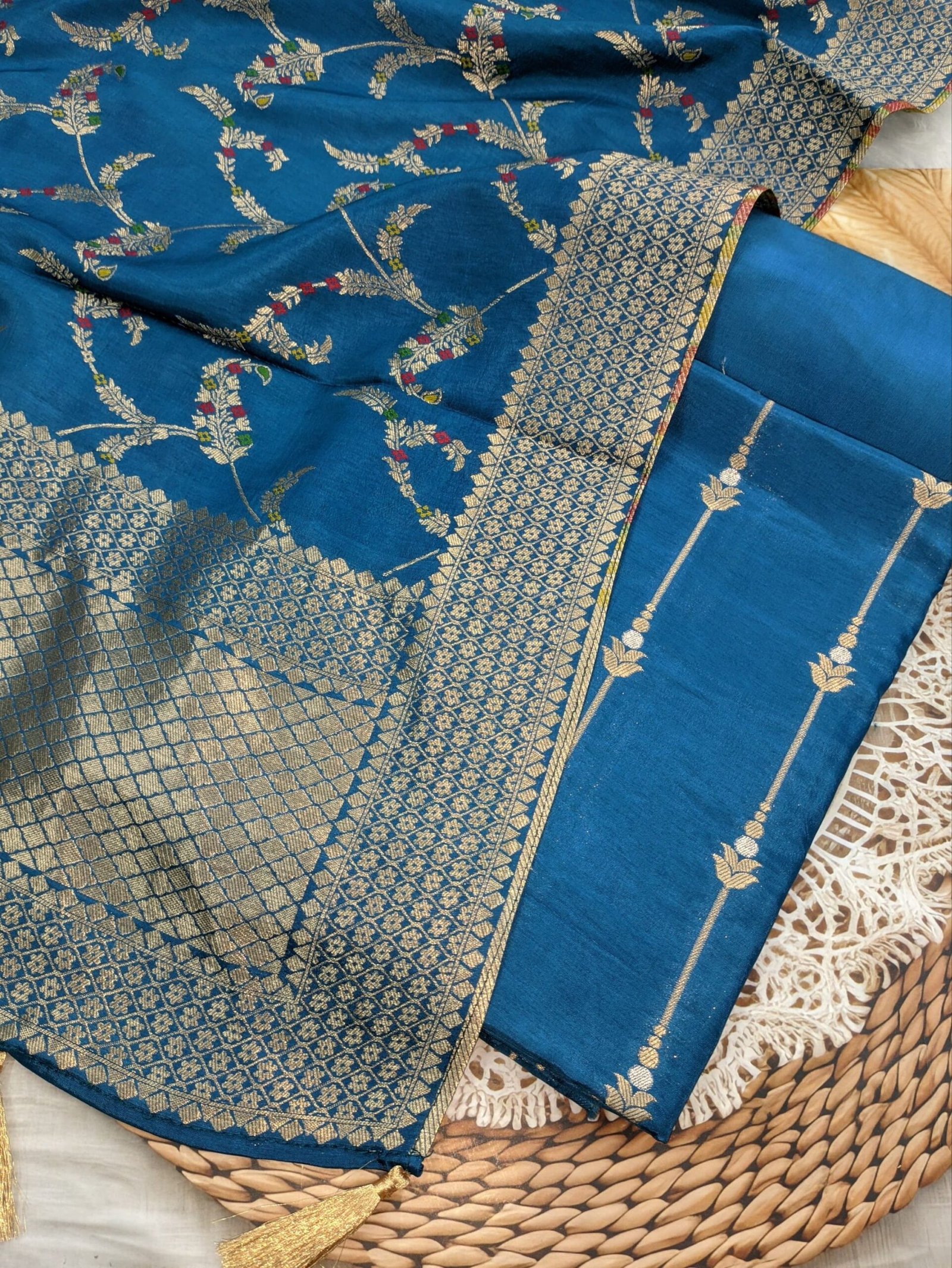 Dyeable Viscose Dola Suit by Ansari Fashion