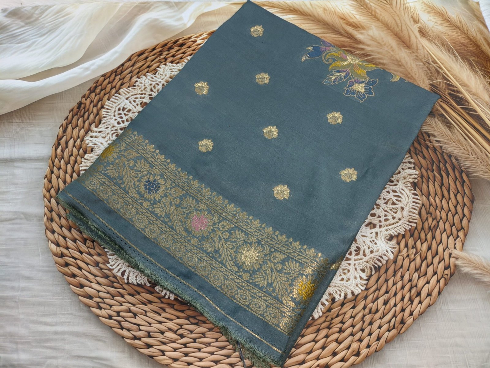 Dyeable Muslin jacquard Suit wholesale 8 pcs bundle