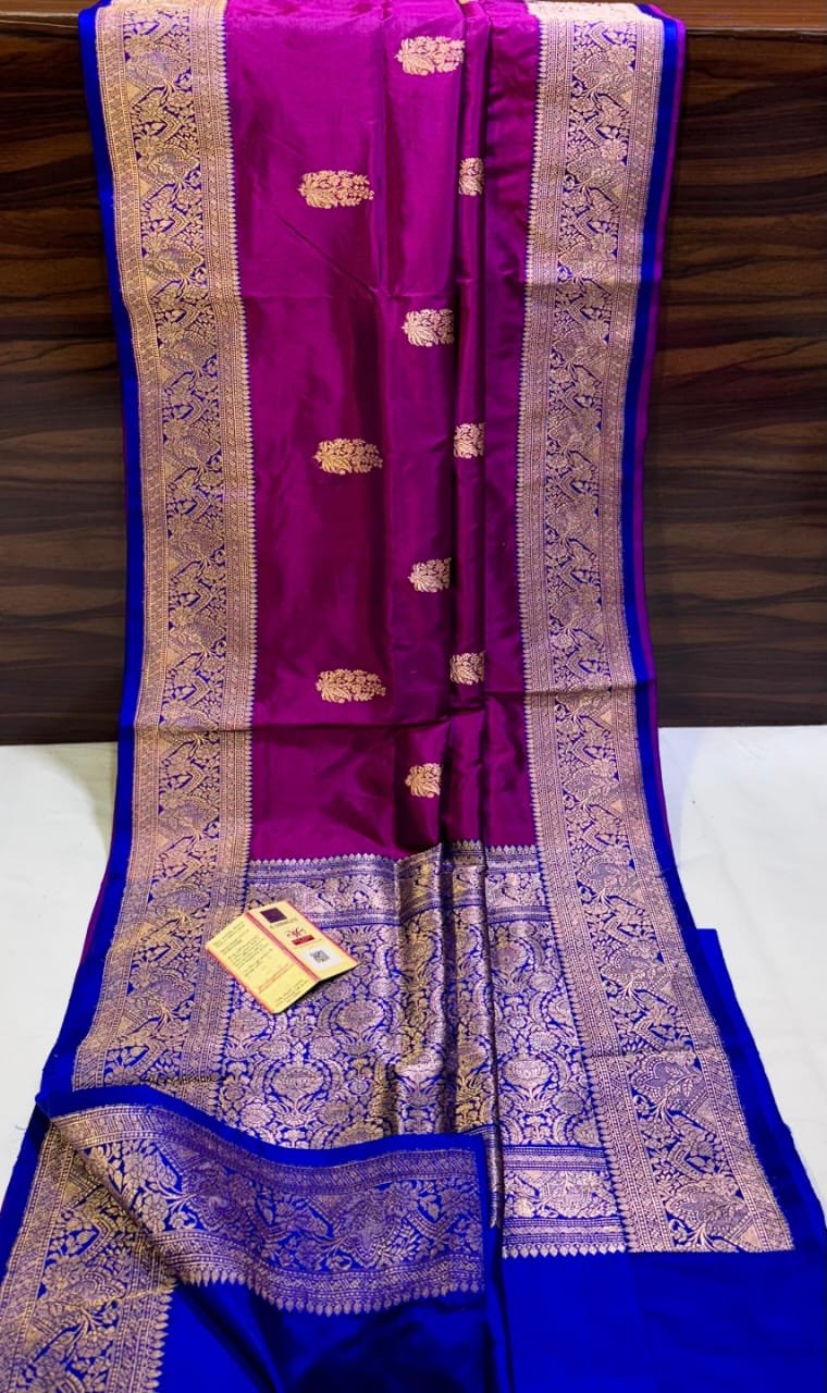 Banarasi Handloom Pure Katan Silk Saree Wedding – A Timeless Masterpiece