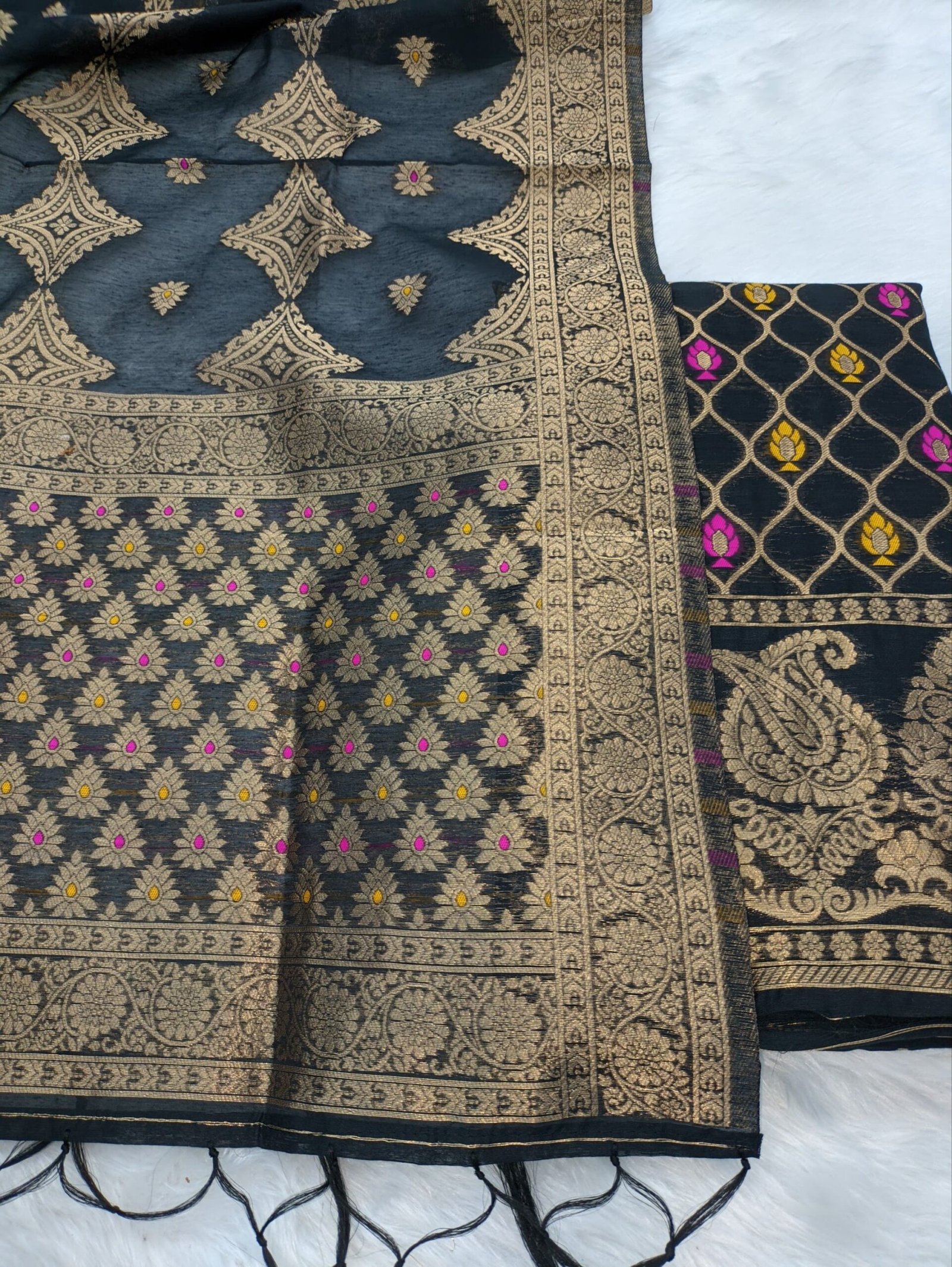 Banarasi Jacquard Cotton Suit Wholesale Bundle - 5 Premium Designs