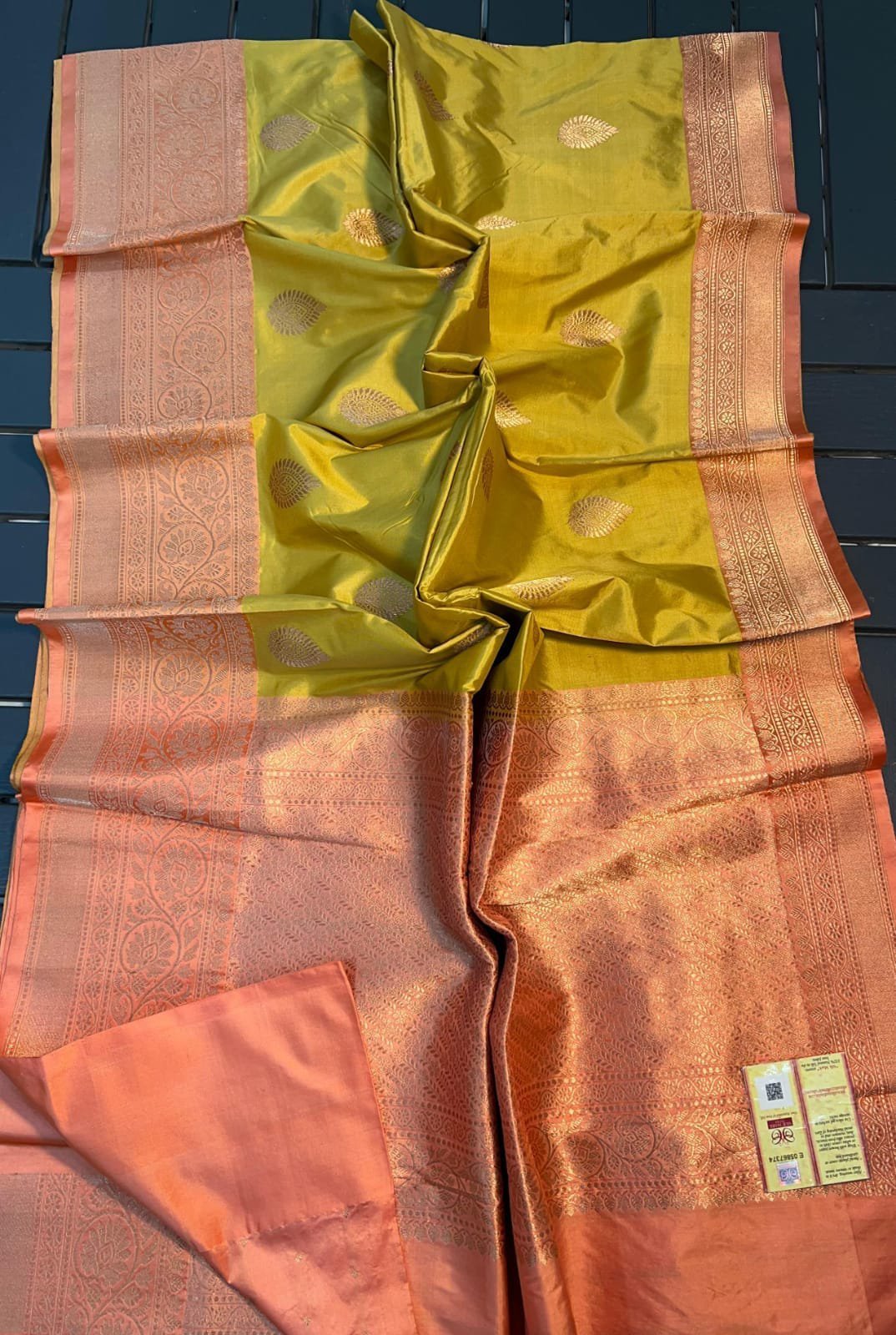 Pure Handloom Banarasi Katan Silk Saree