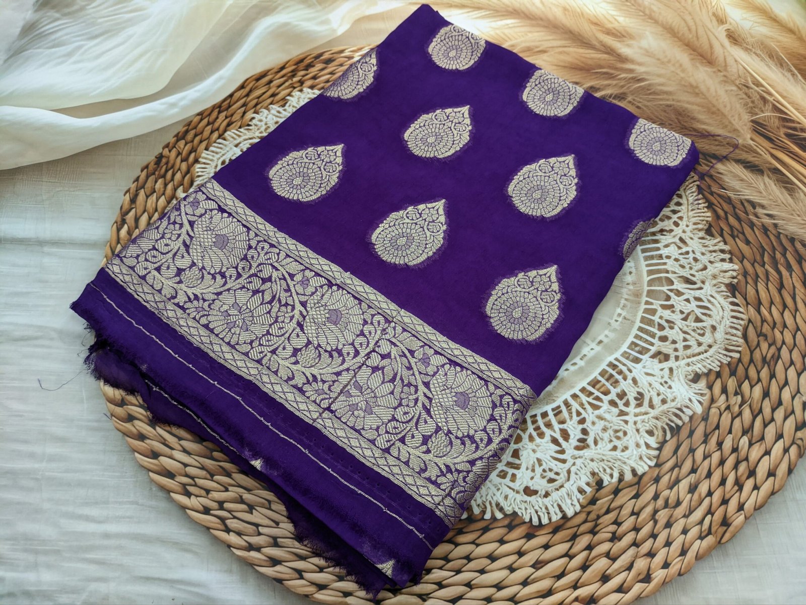 Banarasi Georgette Suit 10 Pcs Bundle/Sets