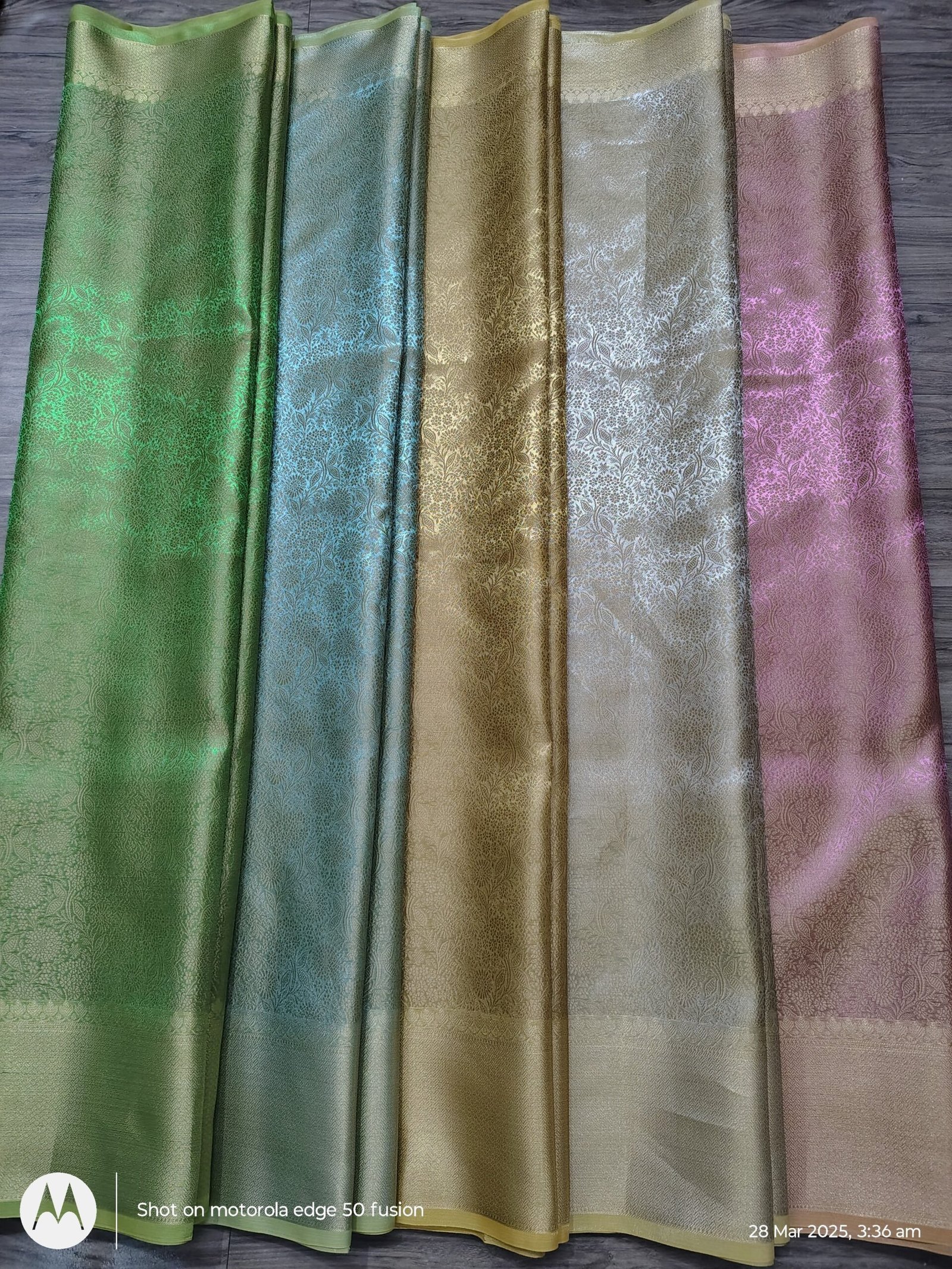 BANARASI SEMI TISSUE SOFT SILK SAREE 15pcs Bundle
