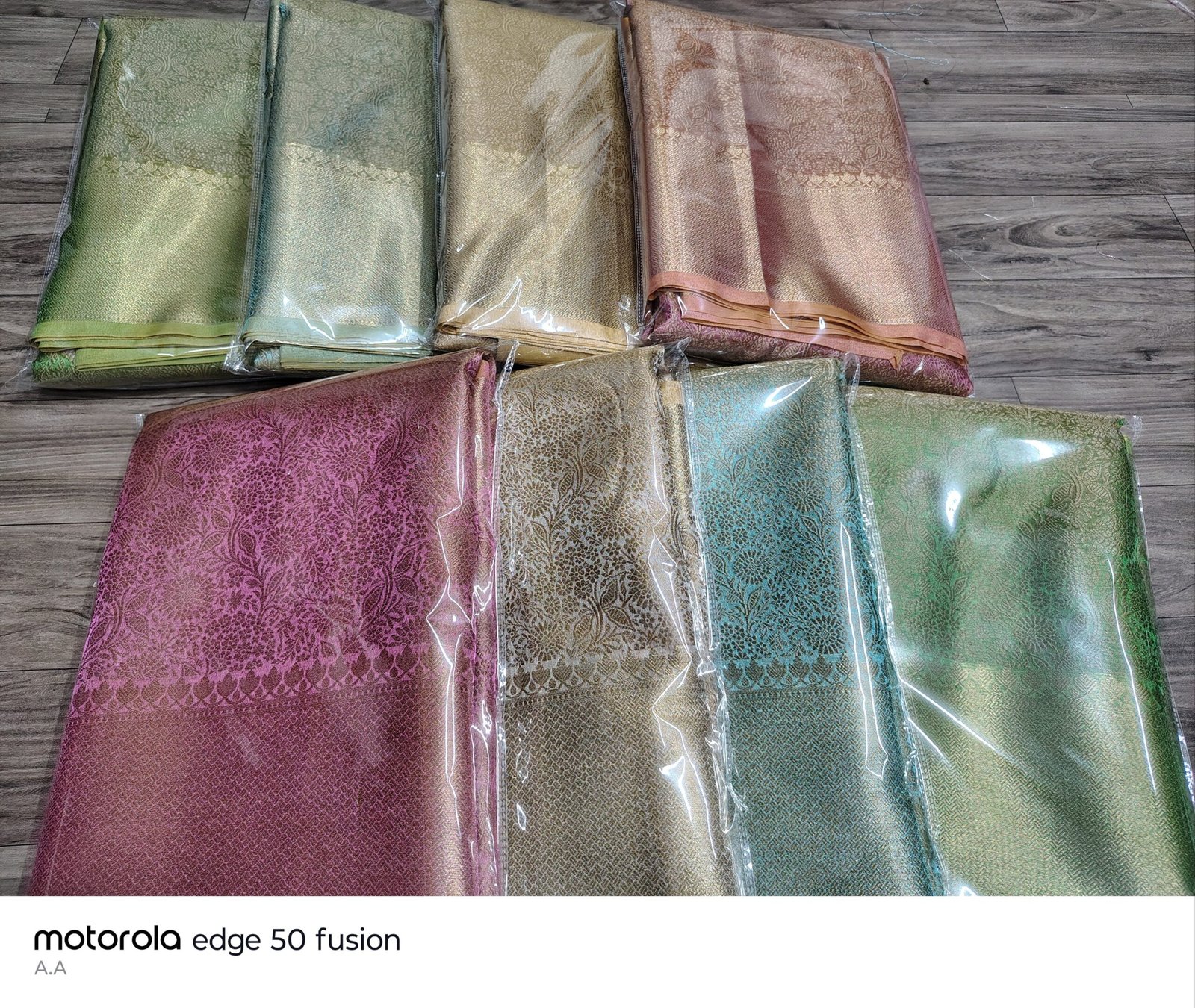 BANARASI SEMI TISSUE SOFT SILK SAREE 15pcs Bundle
