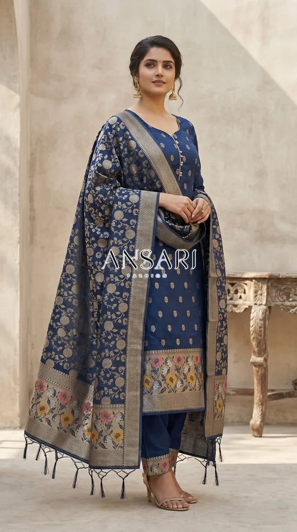 2026/09/1000361822.jpg Banarasi Cotton Silk Tilfi Meena Suits Wholesale – 7 Pcs Catalogue | Ansari Fashion