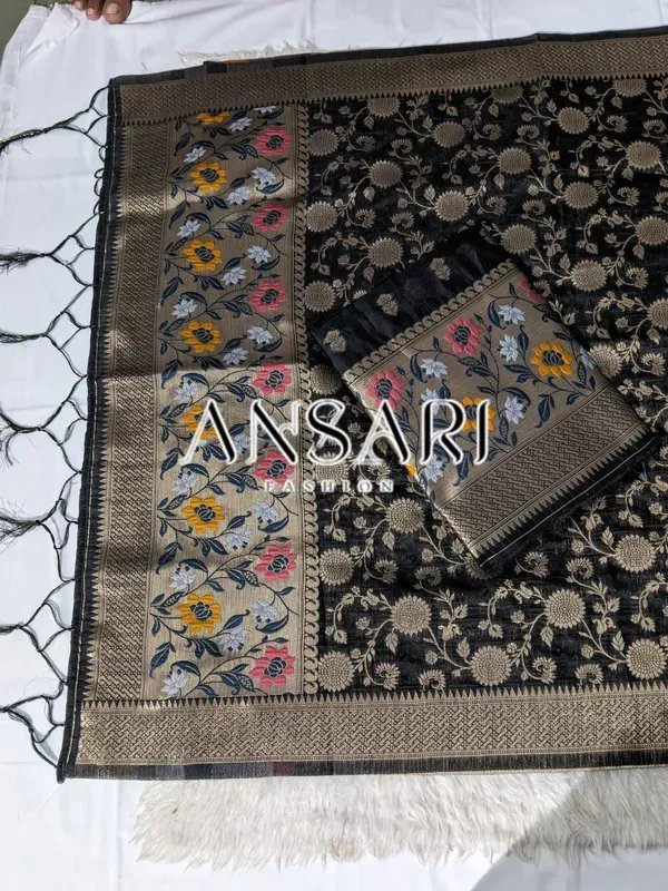 2026/09/1000361827.jpg Banarasi Cotton Silk Tilfi Meena Suits Wholesale – 7 Pcs Catalogue | Ansari Fashion