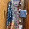 Banarasi Silk Meena Weaving Suits Wholesale – Matching Top & Dupatta – 7 Pcs Unstitched Set