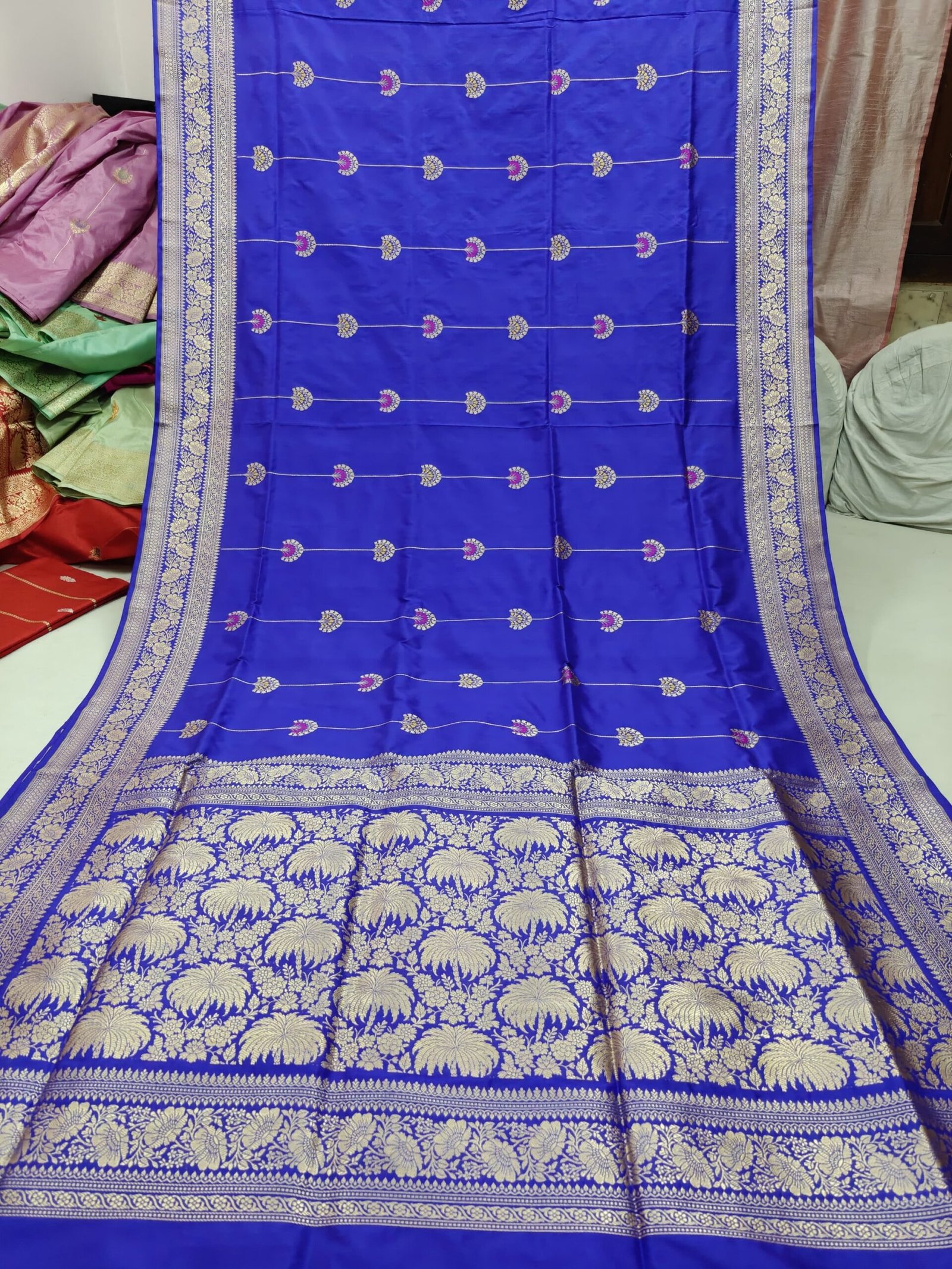 BANARASI HANDLOOM PURE KATAN KADUA BUTI SILK SAREE