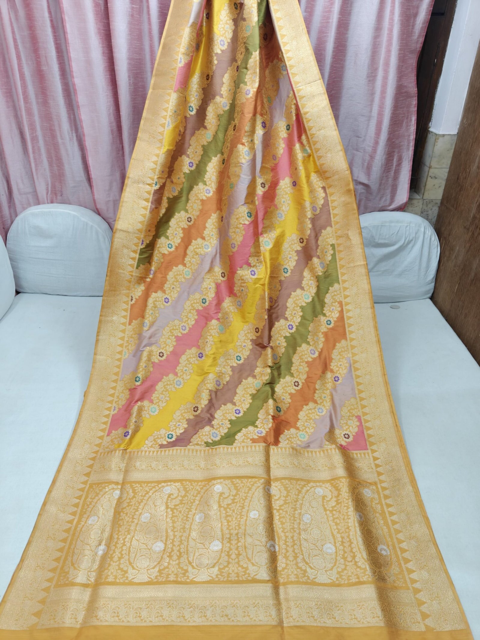 BANARASI HANDLOOM PURE RANGKAT KADUA SILK SAREE