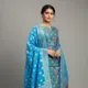Banarasi Silk Meena Weaving Suits Wholesale – Matching Top & Dupatta – 6 Pcs Unstitched Set Banarasi Silk Meena Weaving Suits Wholesale – Matching Top & Dupatta – 6 Pcs Unstitched Set - Image 5