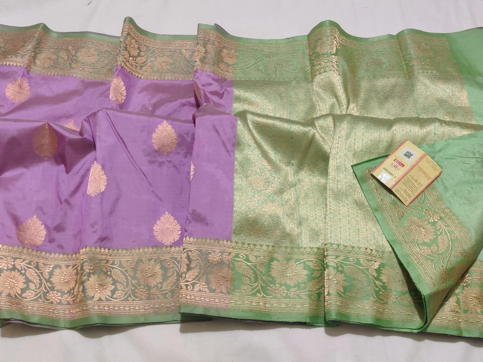 Pure Handloom Katan Silk Saree Pure Handloom Katan Silk Saree