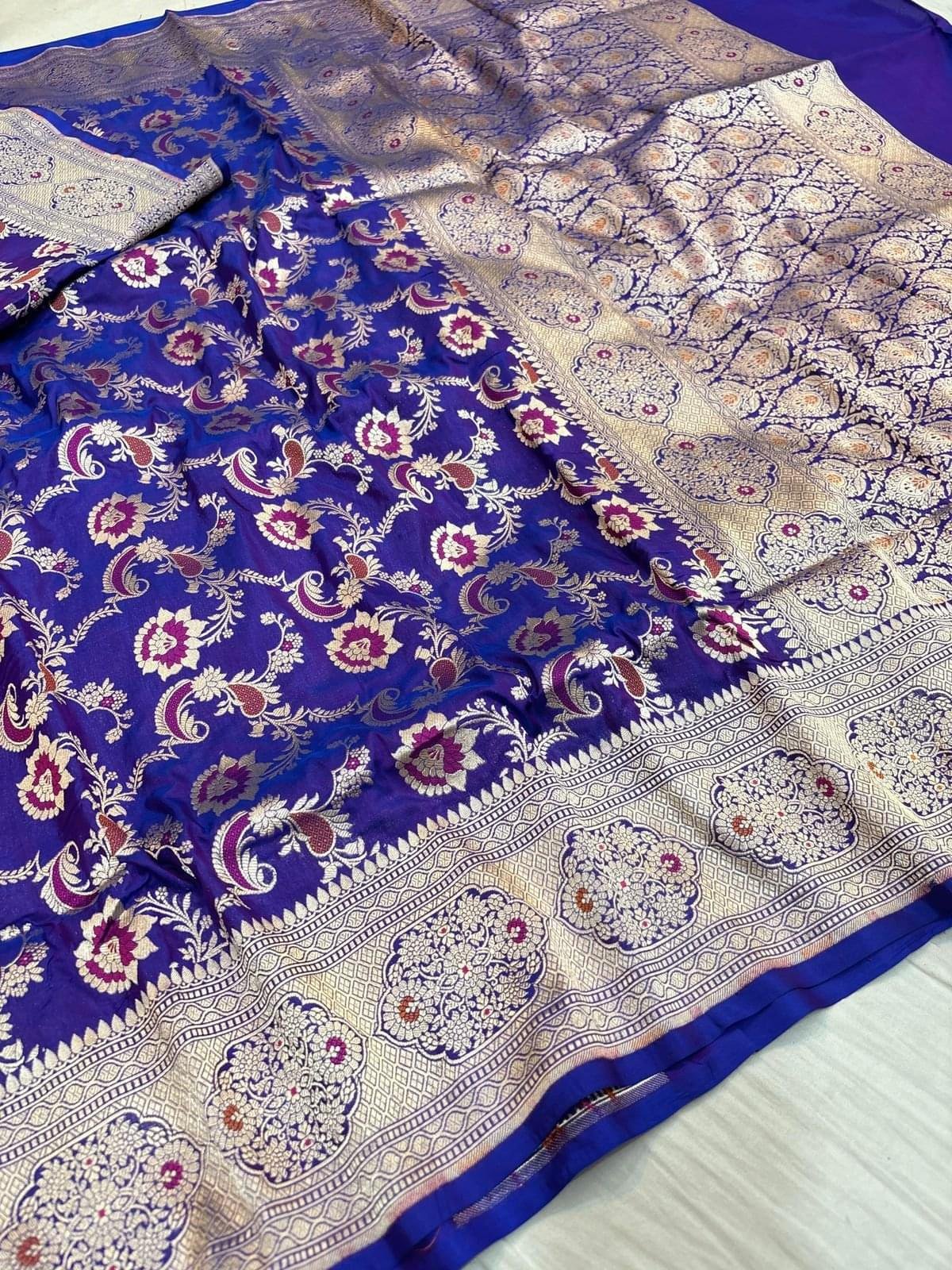 Buy Handcrafted Banarasi Uppada Silk Saree